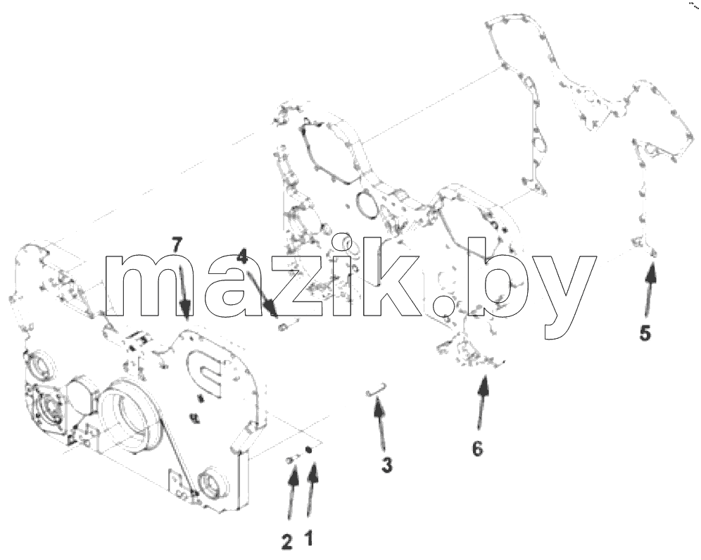  HOUSING, FRONT GEAR FA6745