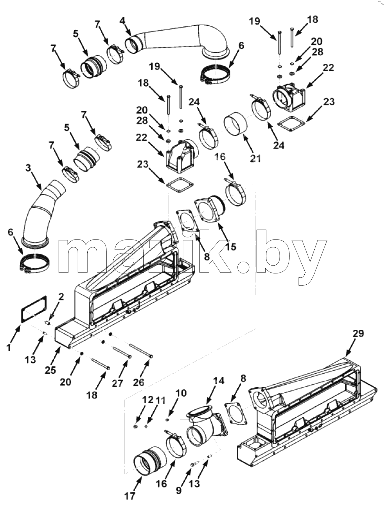  MANIFOLD, AIR INTAKE IM6054