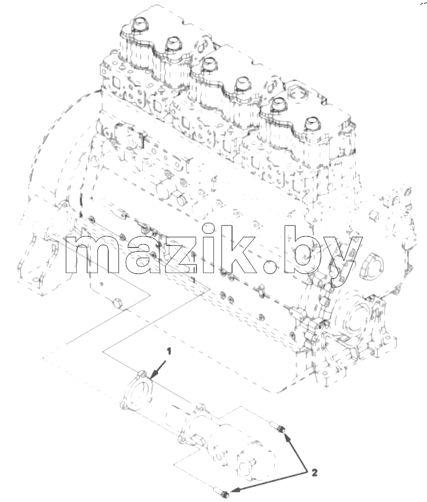  MOUNTING, STARTER MOTOR SM 1752