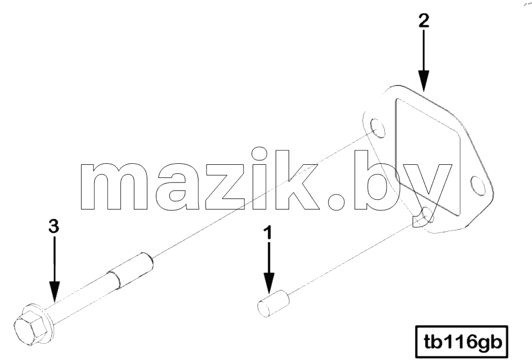 MOUNTING, EXHAUST MANIFOLD TB10100