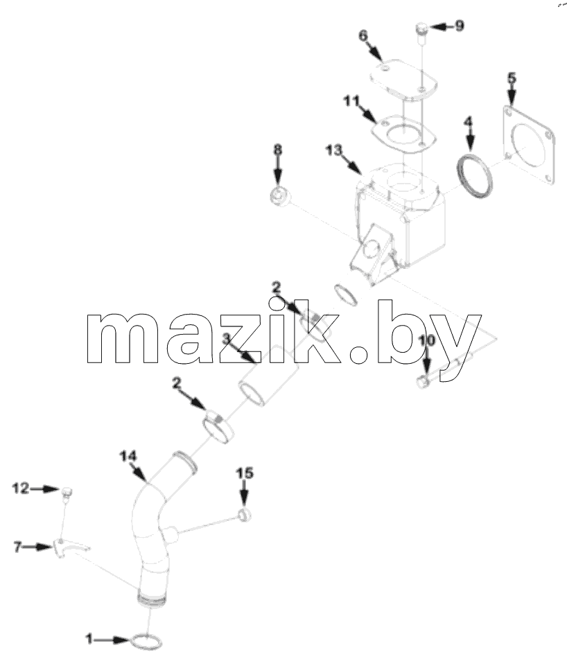  HOUSING, THERMOSTAT TH1214