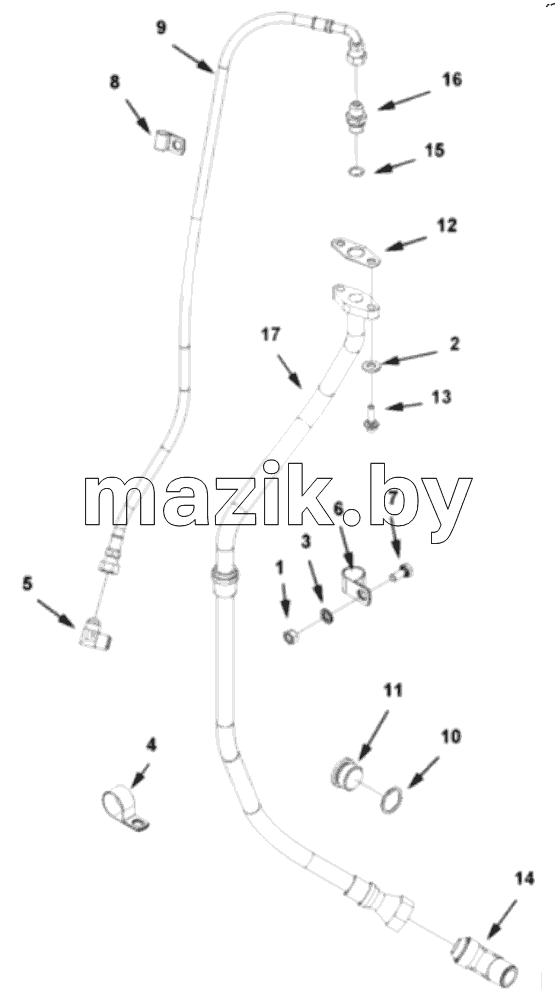  PLUMBING, TURBOCHARGER TP 1874