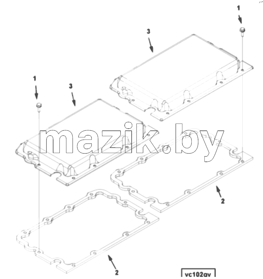  COVER, VALVE VC 1090