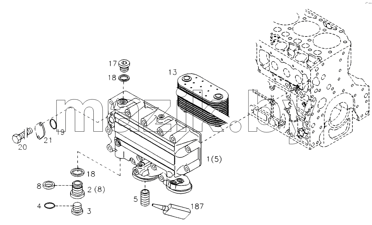  OIL COOLER BOX