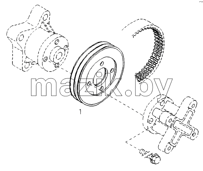  V-GROOVED PULLEY