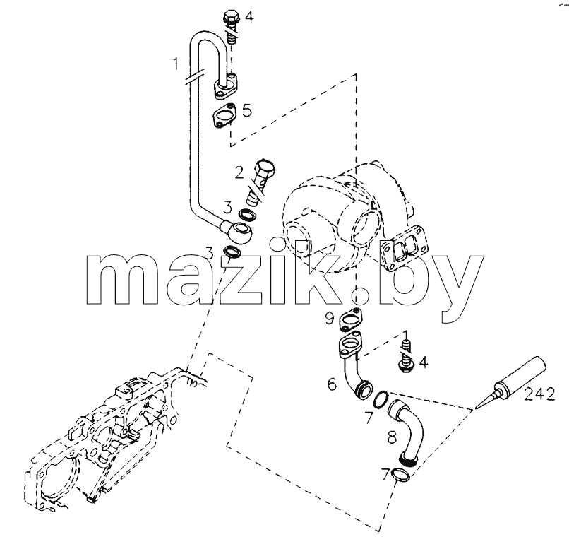  LUBRICAT. OIL LINE