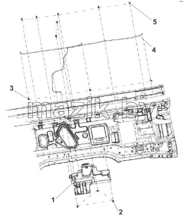 3747A-C0100 Омыватель лобового стекла