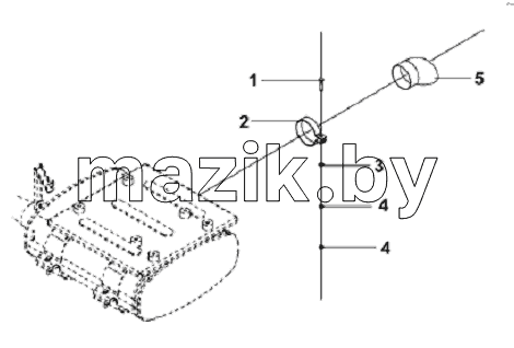 Muffler Exhaust Pipe Subassembly