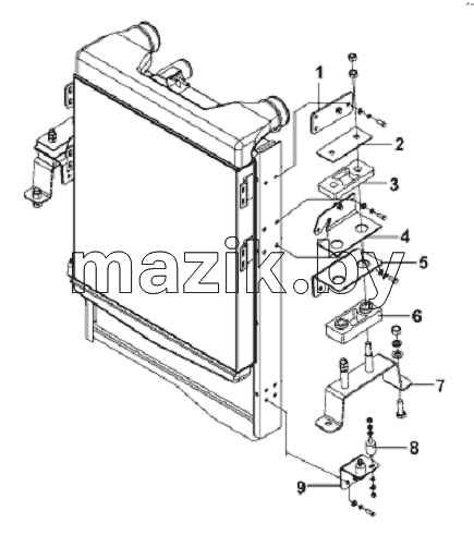 Radiator Installation Subassembly