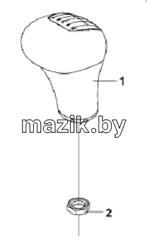 Gear Control Handle Subassembly