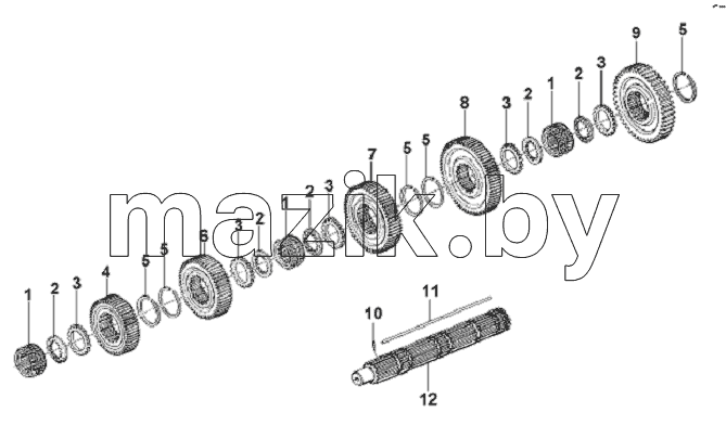 Second Shaft Assembly