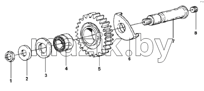 Reverse Gear Counter Shaft Assembly