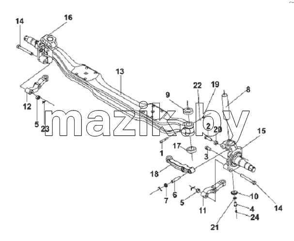 Front Axle Subassembly