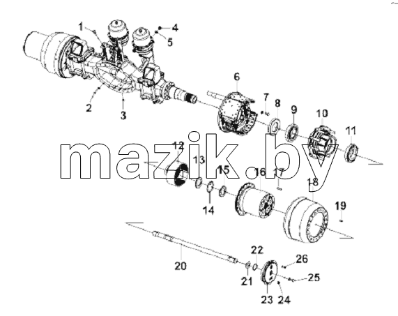 Rear Axle Installation Subassembly