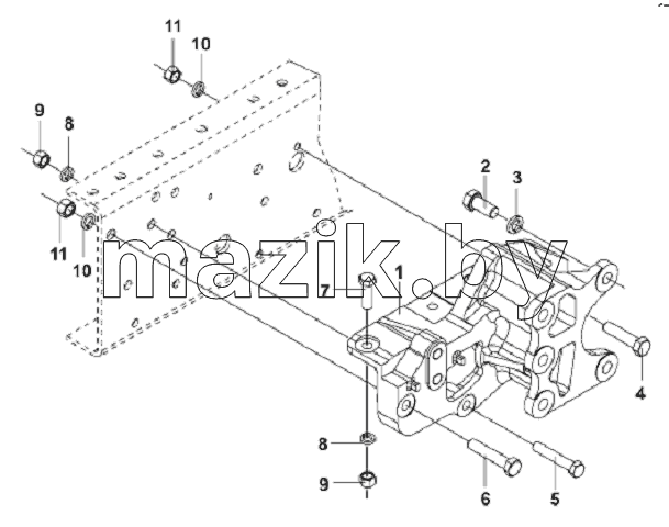 Steering Gear Bracket Subassembly