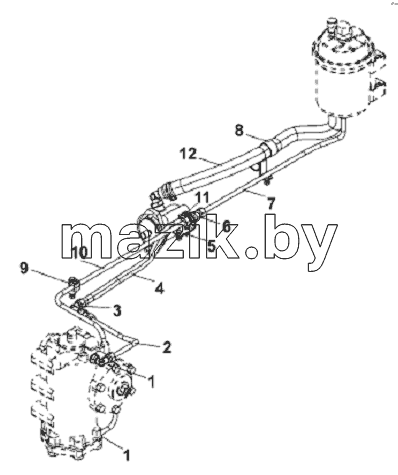 Power Steering Pipeline Subassembly