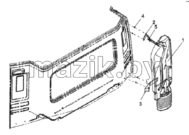 Air Inlet Pipe Subassembly-Cab