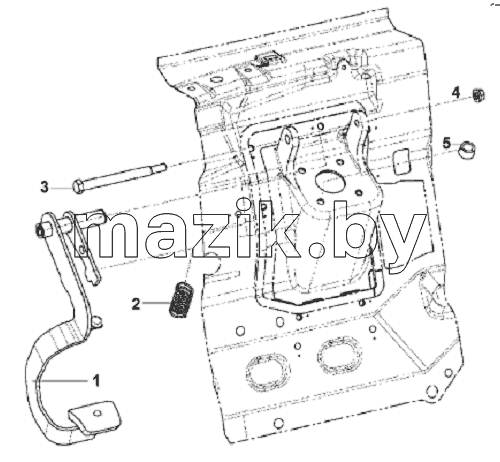 Brake Pedal Subassembly