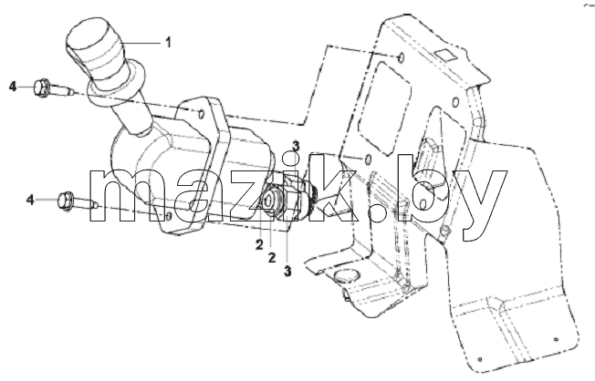 Hand Brake Valve Subassembly