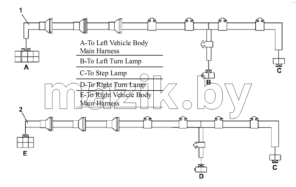 Vehicle Door Harness Subassembly