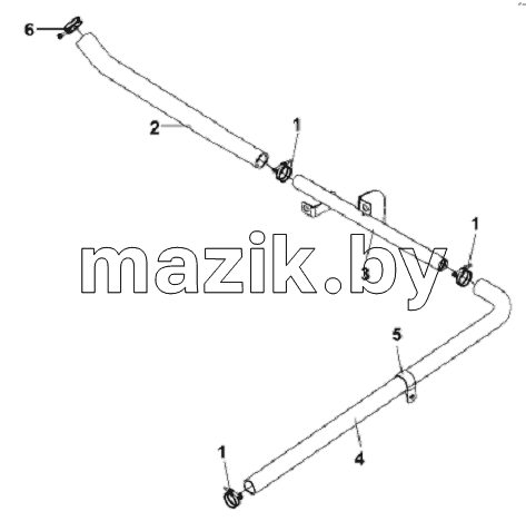 Air Compressor Intake Pipe Subassembly