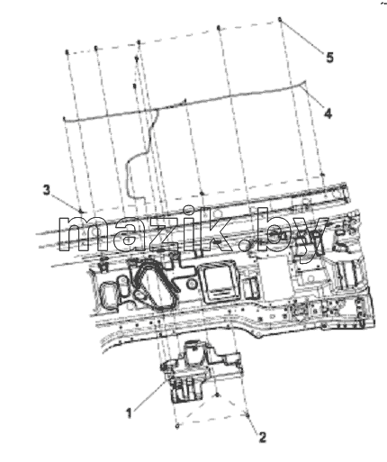 3747A-C0100 Омыватель лобового стекла
