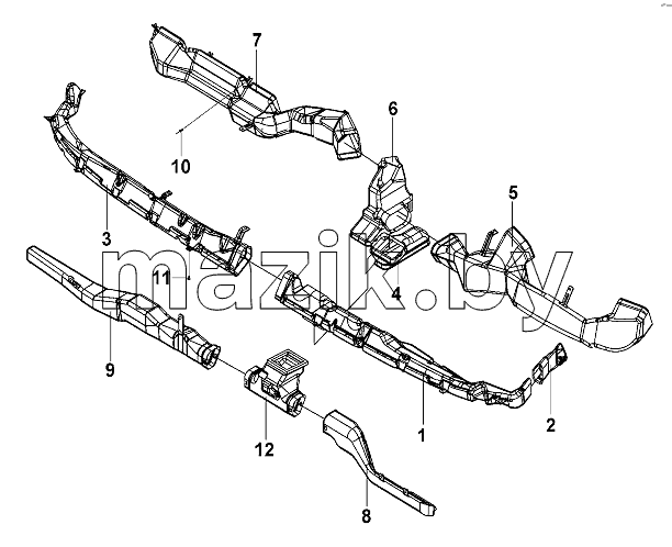 Air Pipe Group Of Heater