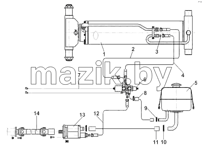 Oil cylinder assembly