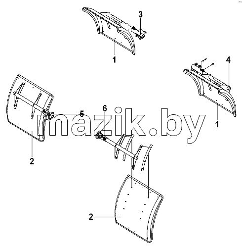 Carriage Mudguard Group