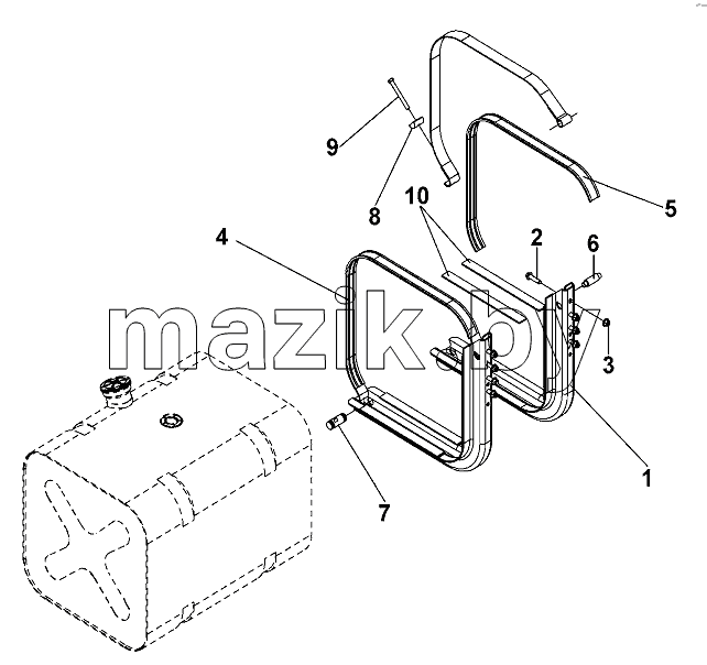 Fitting Parts Group Of Fuel Tank