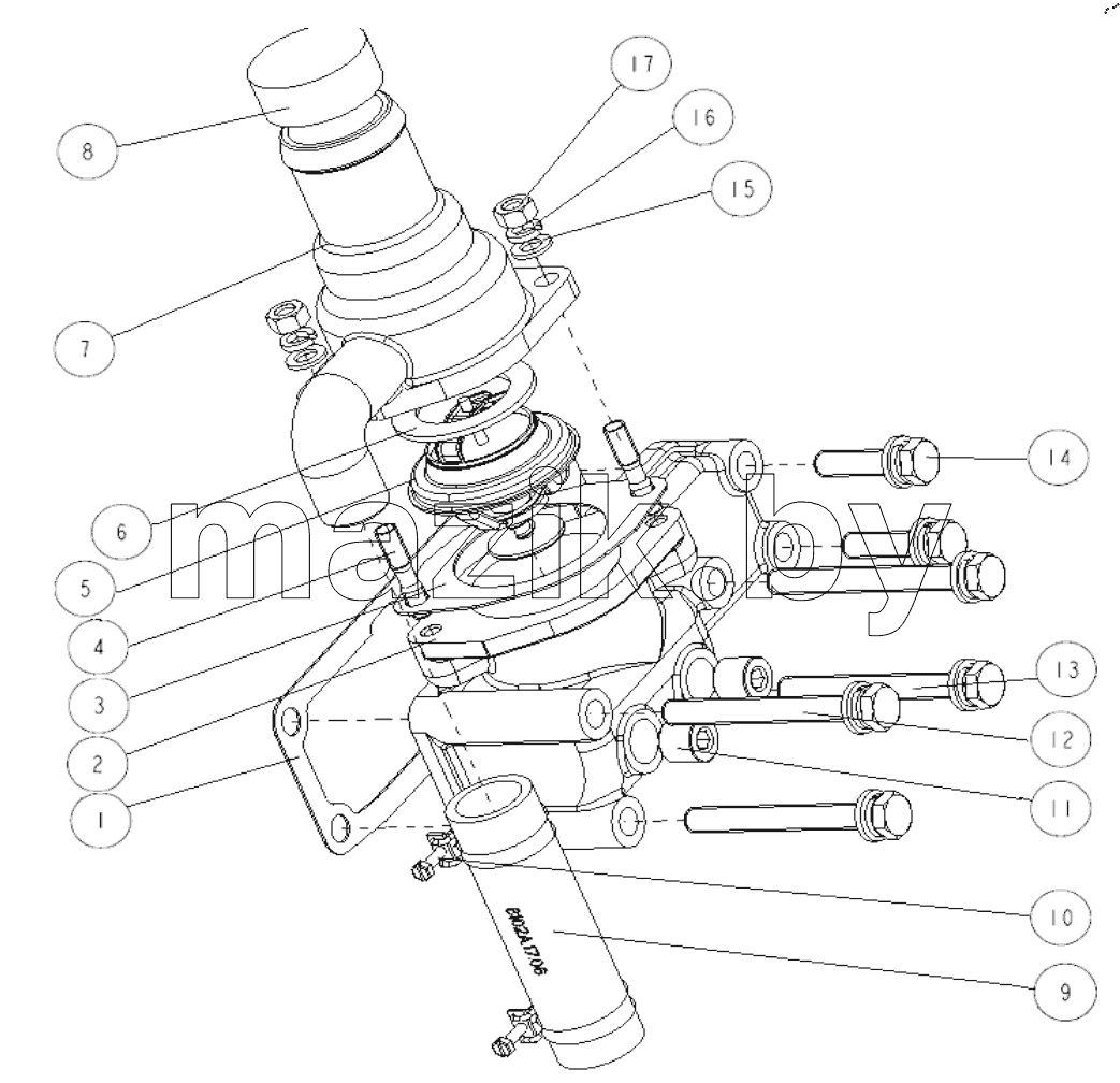  Thermostat	Assembly