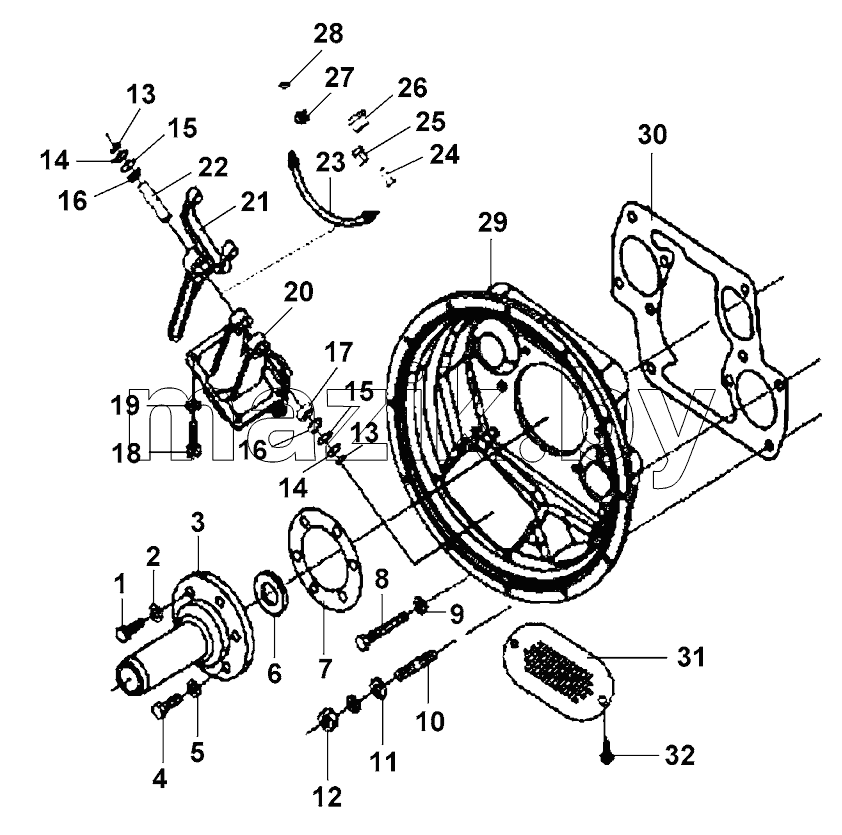  Clutch Housing Assembly