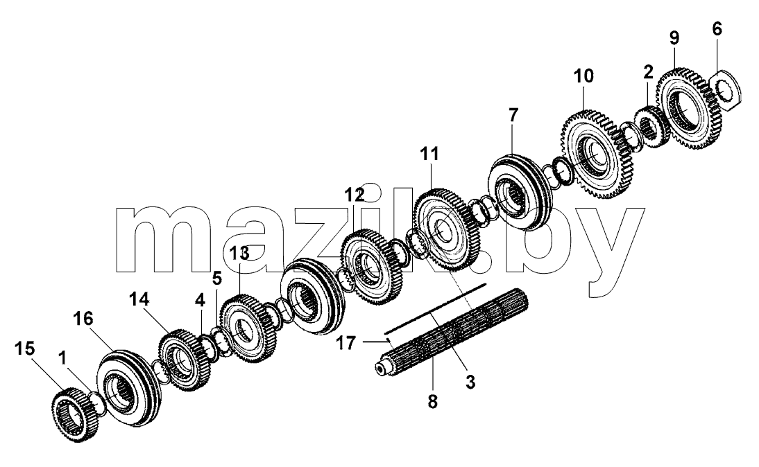  1st Shaft Assembly