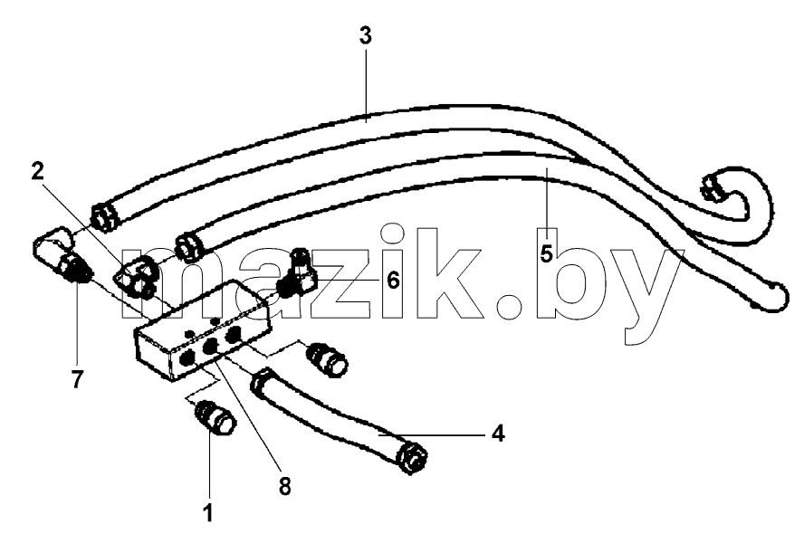  Single H Valve Assembly