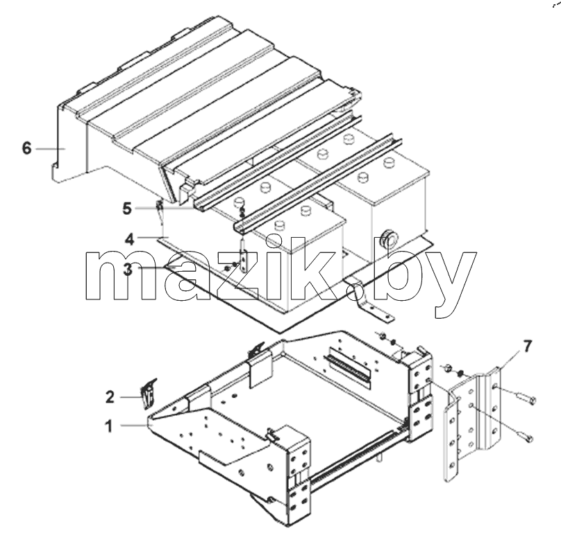  3703A-T0403 Battery Subassembly
