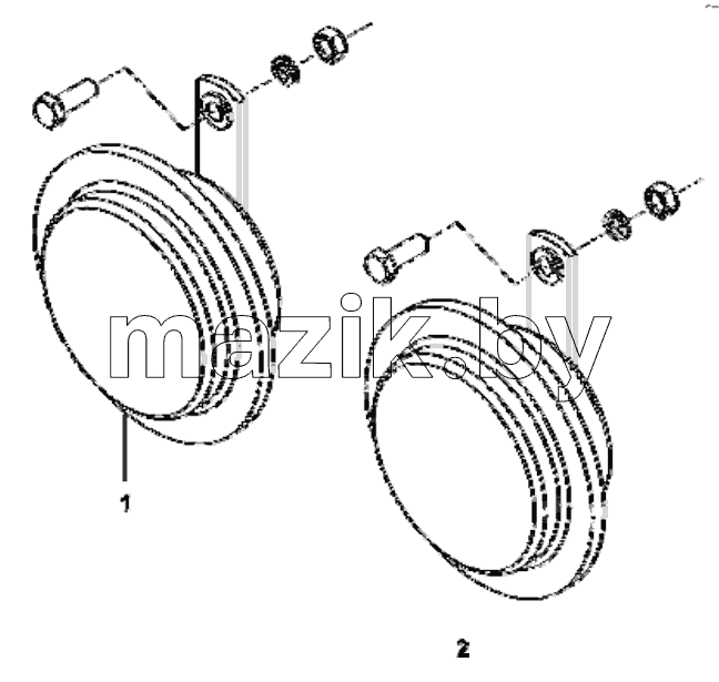  3721A6-ZD2A Electric horn group