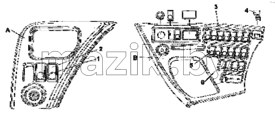  3750A-C0100 Rocker switch group