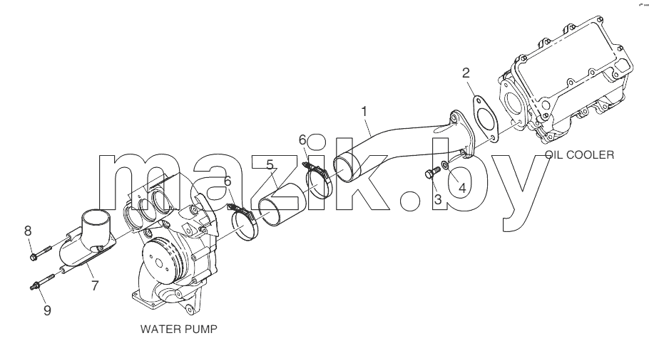 Cooling Water Pipe