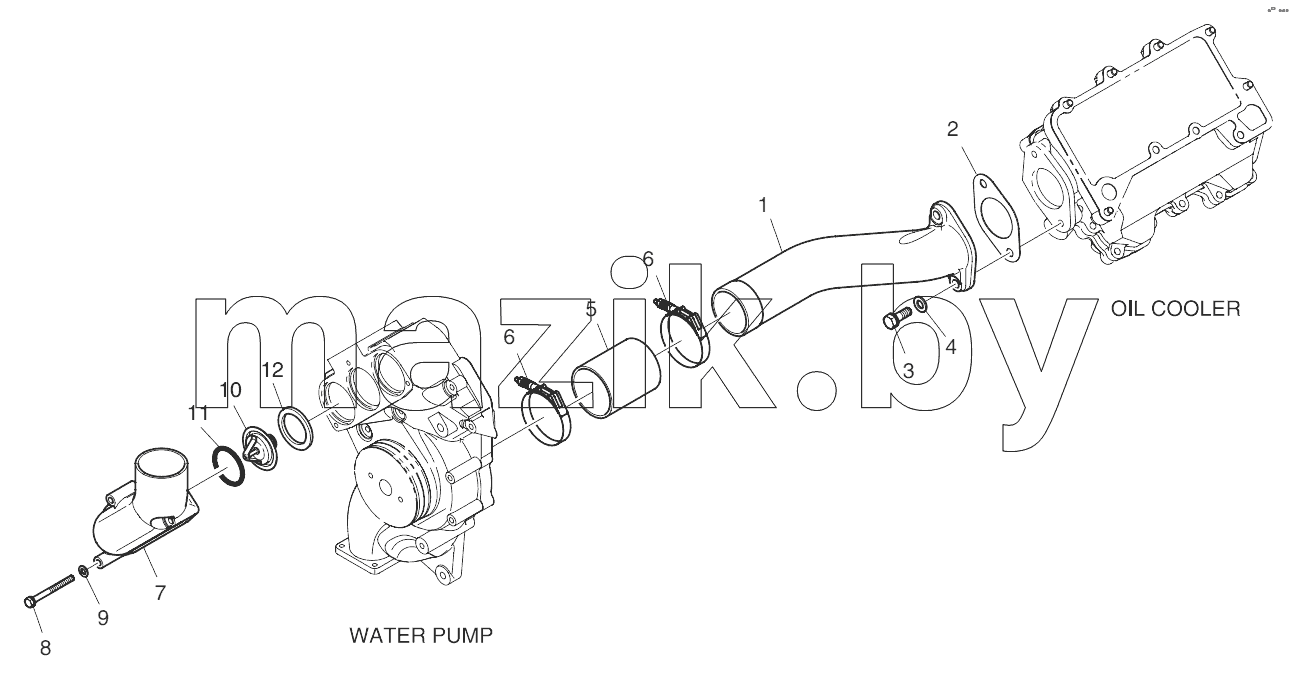 Cooling Water Pipe