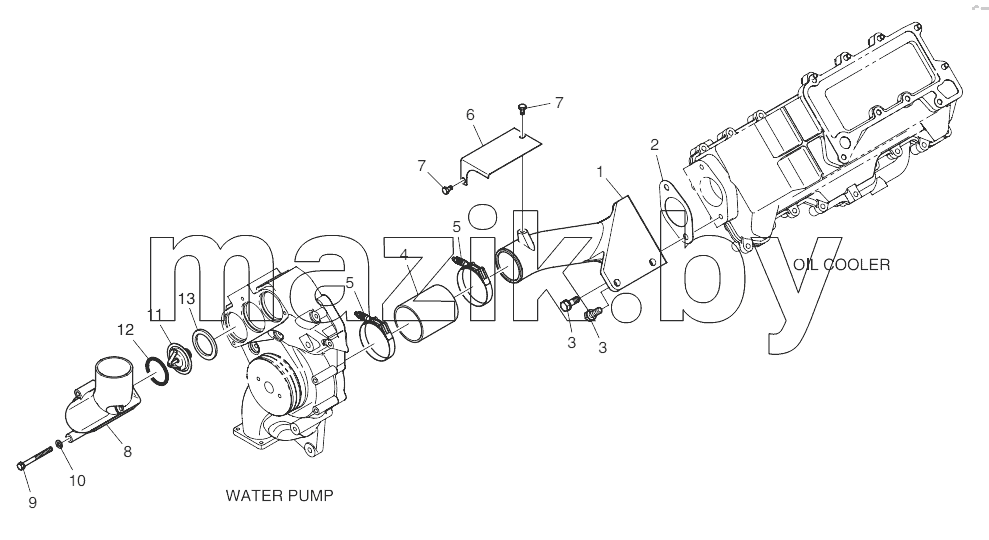 Cooling Water Pipe