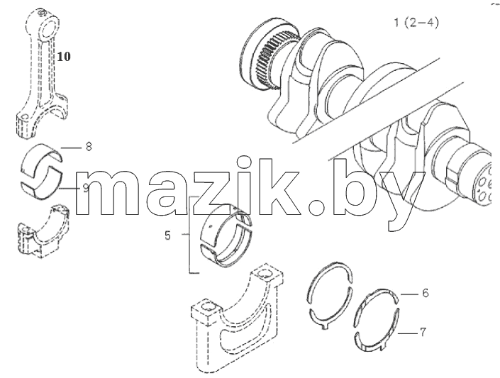  CRANKSHAFT AND BEARING