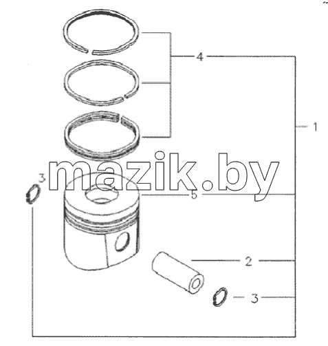  CONNECTING ROD/PISTON