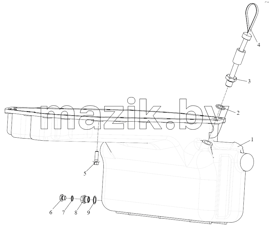  OIL PAN/ DIPSTICK GUIDE PIPE / DIPSTICK