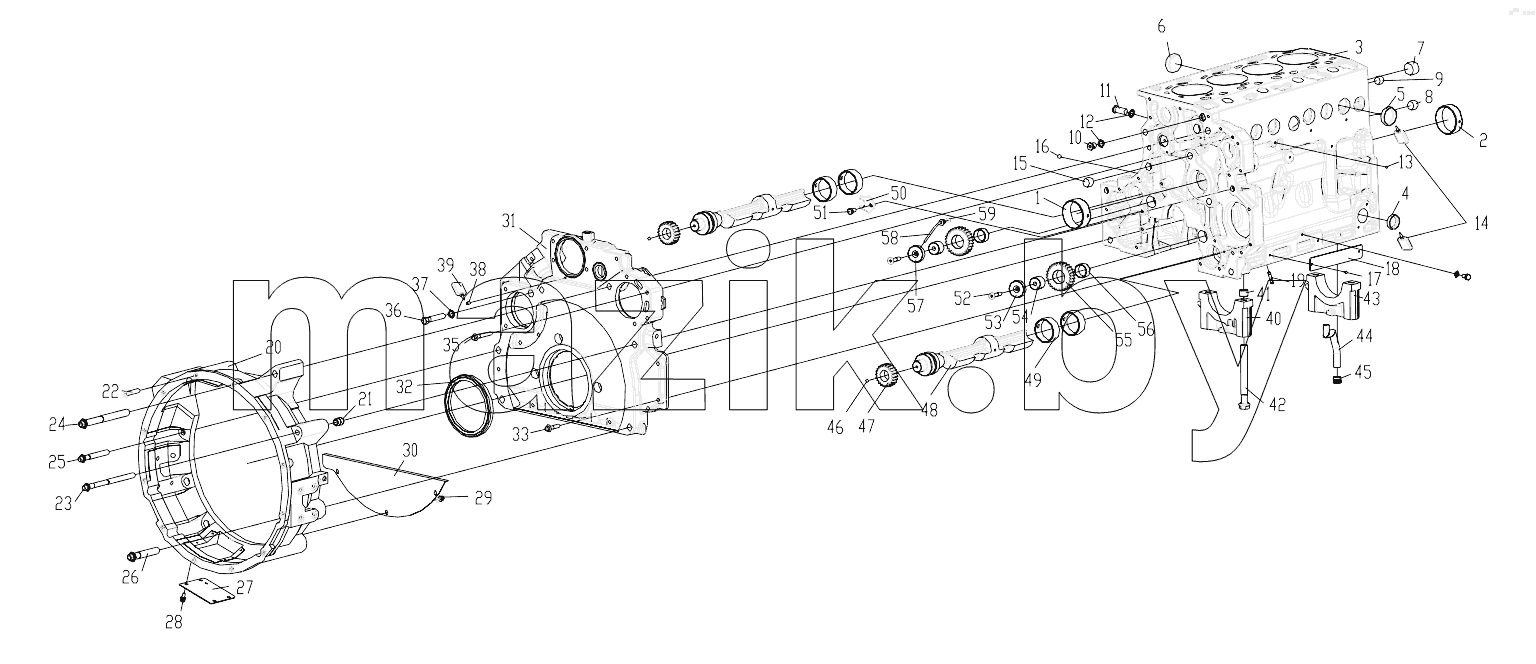  CRANKCASE AND CONNECTION HOUSING