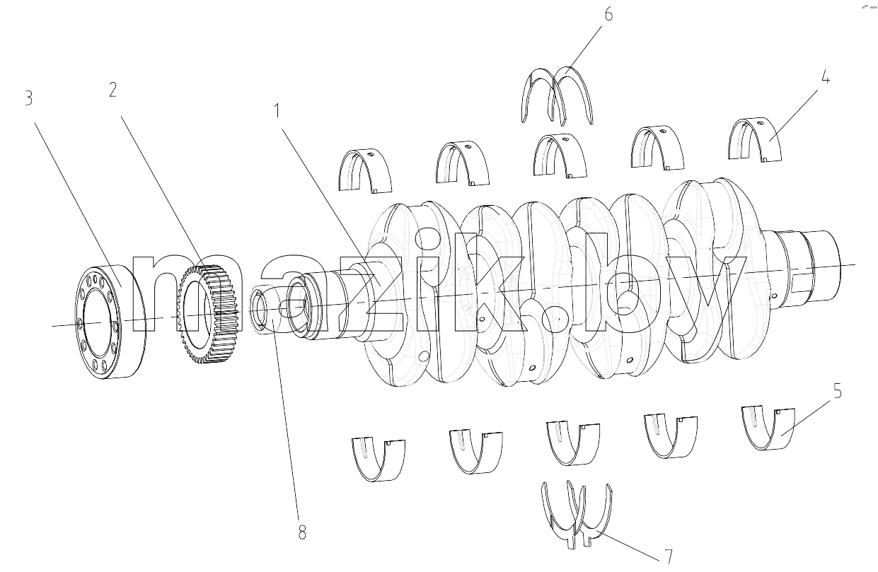  CRANKSHAFT AND BEARING