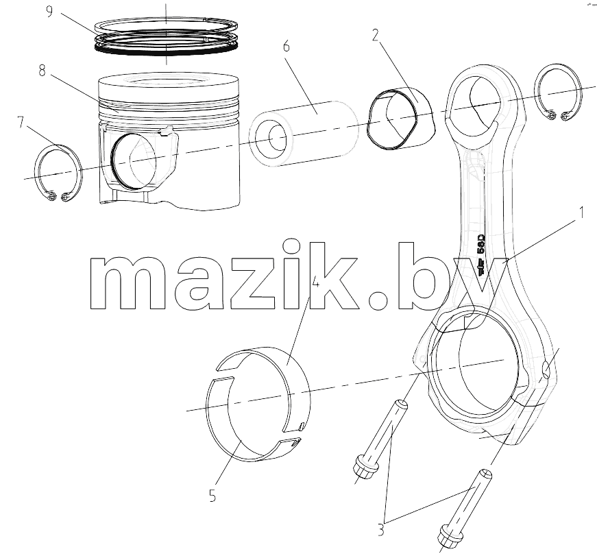  CONNECTING ROD/PISTON