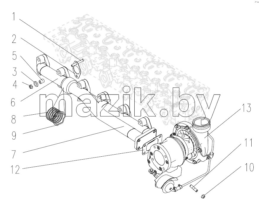  EXHAUST PIPE AND SUPERCHARGER