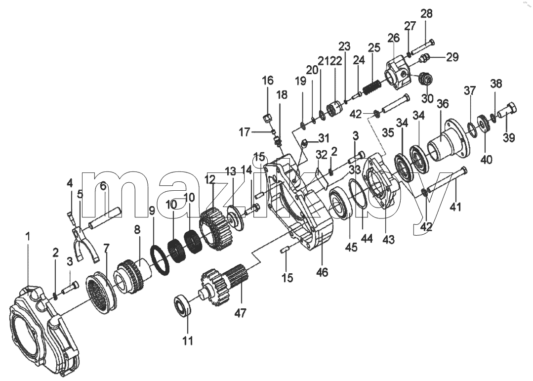  QH50 Pto Assembly
