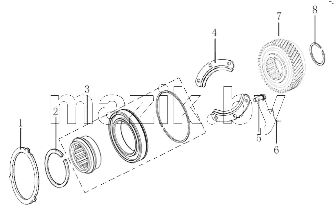  Output Shaft Bearing Assy And Related Parts