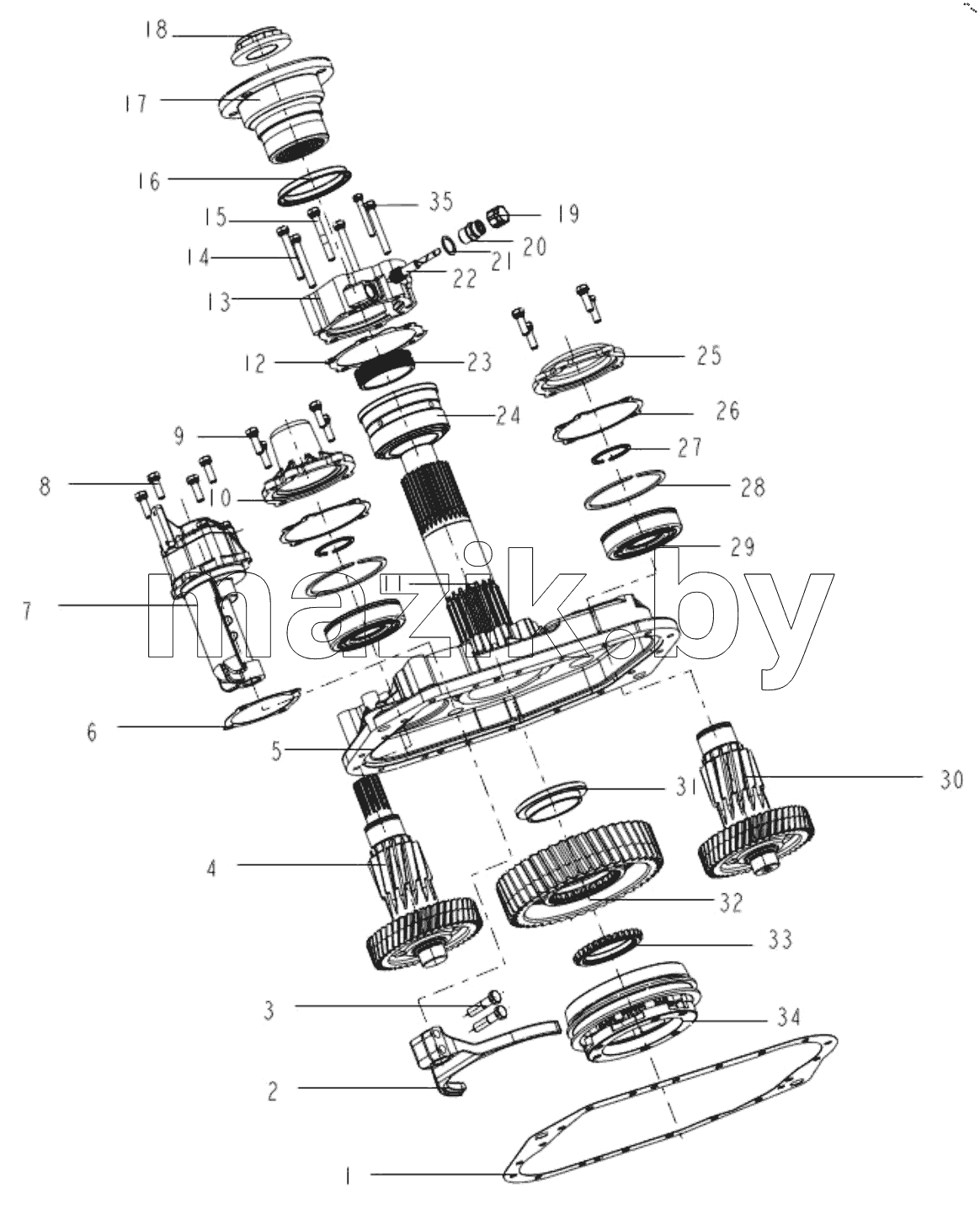  Rear Cover Assembly And Related Parts